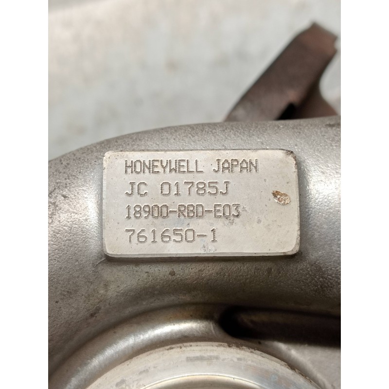 Recambio de turbocompresor para honda accord berlina (cl/cn) 2.2i ctdi executive referencia OEM IAM 7616501 18900RBDE03 