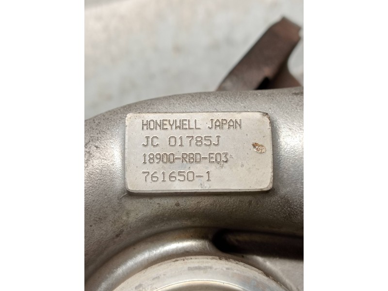 Recambio de turbocompresor para honda accord berlina (cl/cn) 2.2i ctdi executive referencia OEM IAM 7616501 18900RBDE03 