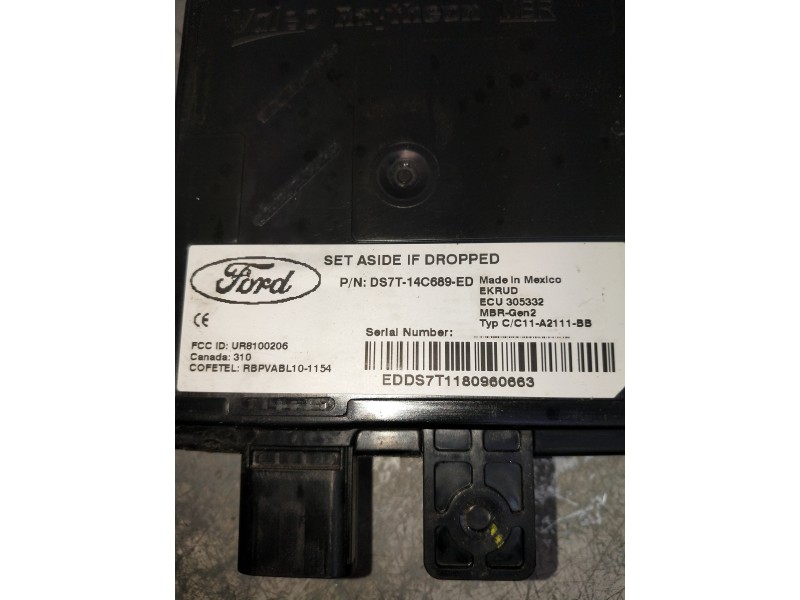 Recambio de modulo electronico para ford mondeo lim. hybrid vignale referencia OEM IAM DS7T14C689ED  