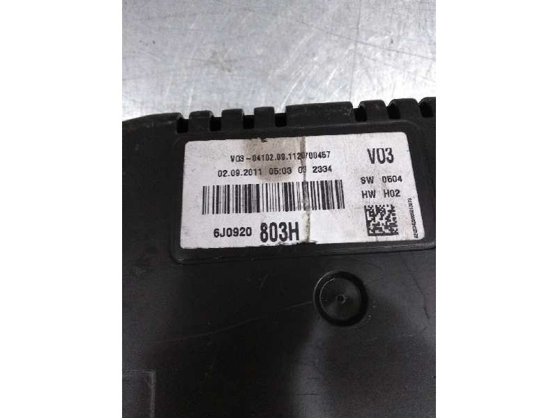 Recambio de cuadro instrumentos para seat ibiza (6j5) 1.6 tdi referencia OEM IAM 6J0920803H  