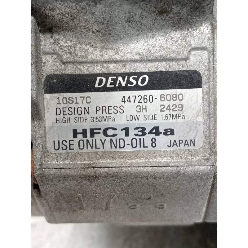 Recambio de compresor aire acondicionado para honda accord berlina (cl/cn) 2.2i ctdi executive referencia OEM IAM 4472606080  
