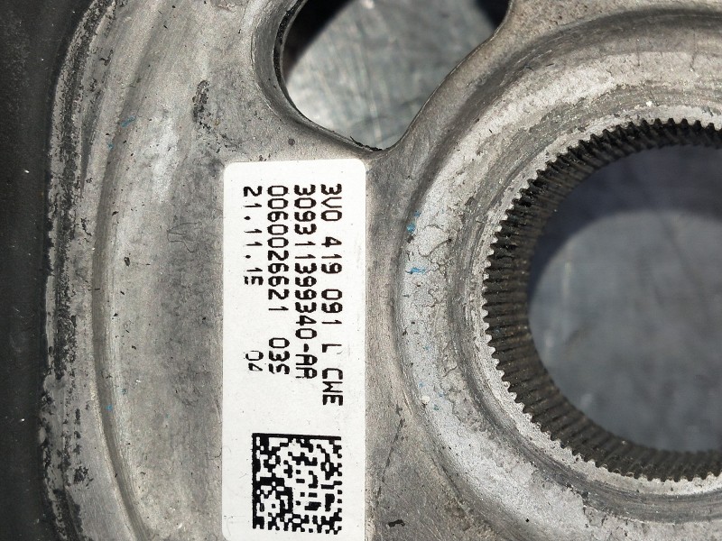 Recambio de volante para skoda spaceback (5h) 1.4 tdi dpf referencia OEM IAM 3V0419091L  