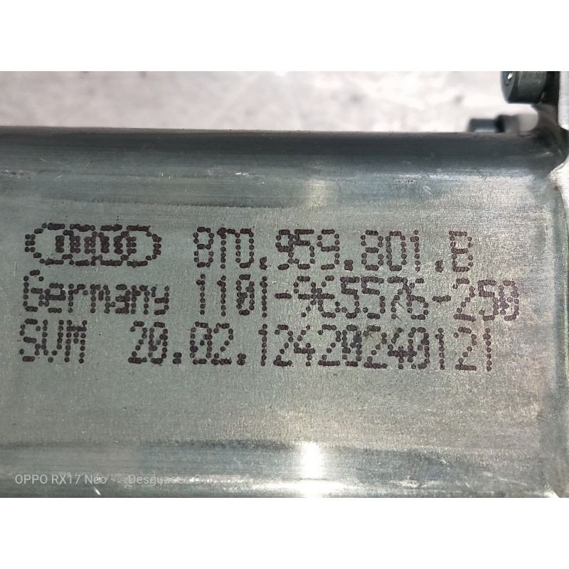Recambio de elevalunas delantero izquierdo para audi a5 sportback (8t) 3.0 tdi (150kw) referencia OEM IAM 8T0959801B 11019655762