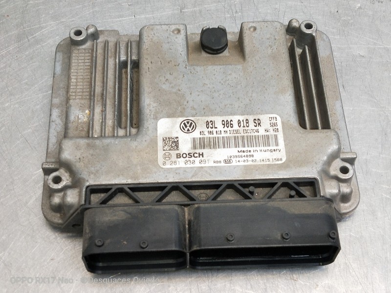 Recambio de centralita motor uce para skoda superb combi (3t5) 2.0 tdi dpf referencia OEM IAM 03L906018SR 0281030091 EDC17C46