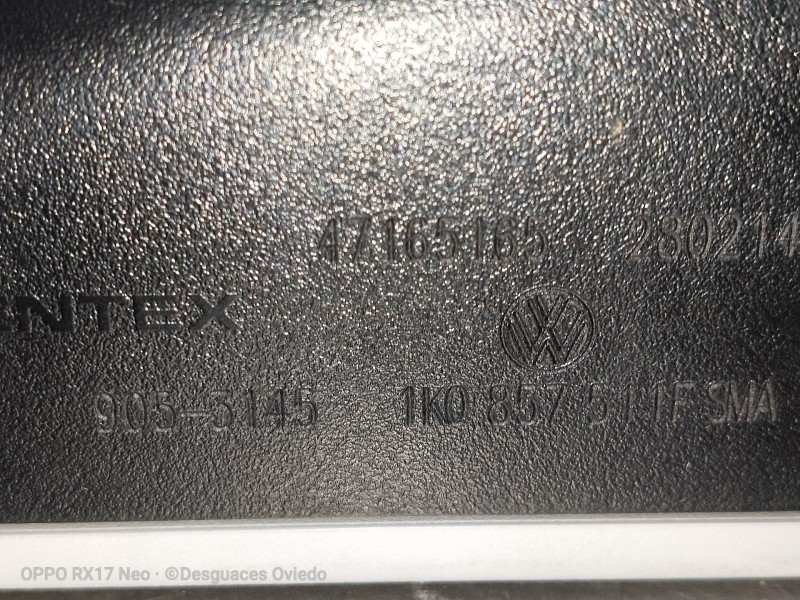 Recambio de espejo interior para skoda superb combi (3t5) 2.0 tdi dpf referencia OEM IAM 1K0857611F 9053145 