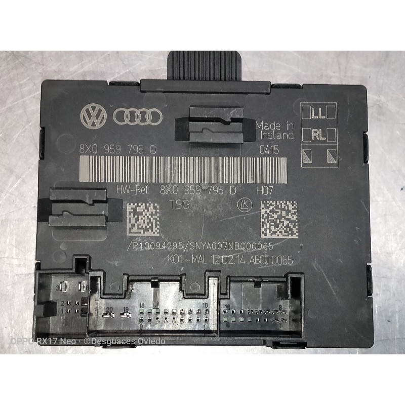 Recambio de modulo electronico para skoda superb combi (3t5) 2.0 tdi dpf referencia OEM IAM 8X0959795D P10094295 TRASERO DERECHO