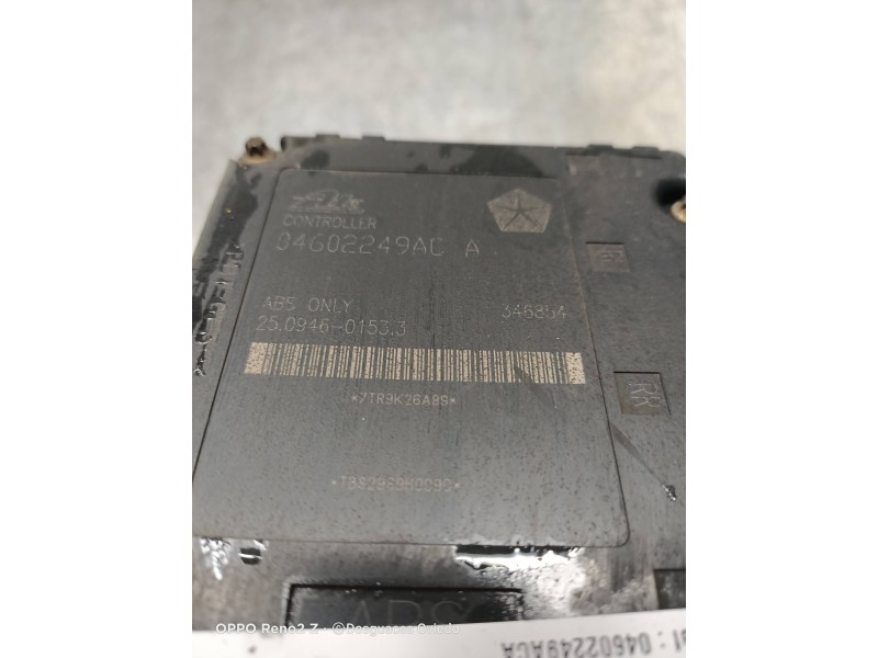 Recambio de abs para chrysler stratus berlina (ja) 2.0 le referencia OEM IAM 04602249ACA 25094601533 P04764112AD 230050556007560