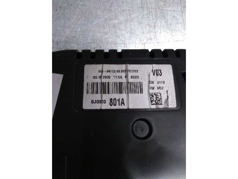 Recambio de cuadro instrumentos para seat ibiza (6j5) reference referencia OEM IAM 6J0920801A  
