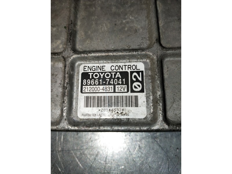 Recambio de centralita motor uce para toyota iq básico referencia OEM IAM 8966174040 2120004831 