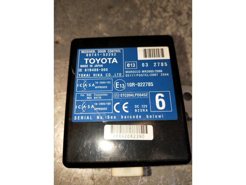 Recambio de modulo electronico para toyota iq básico referencia OEM IAM 8974152262 61B488000 