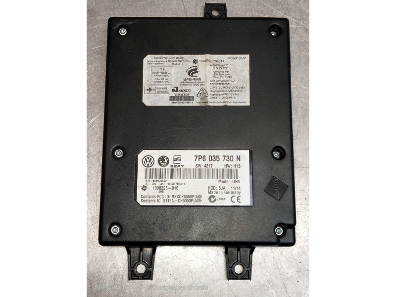 Recambio de modulo electronico para skoda superb combi (3t5) 2.0 tdi dpf referencia OEM IAM 7P6035730N 1000226016 