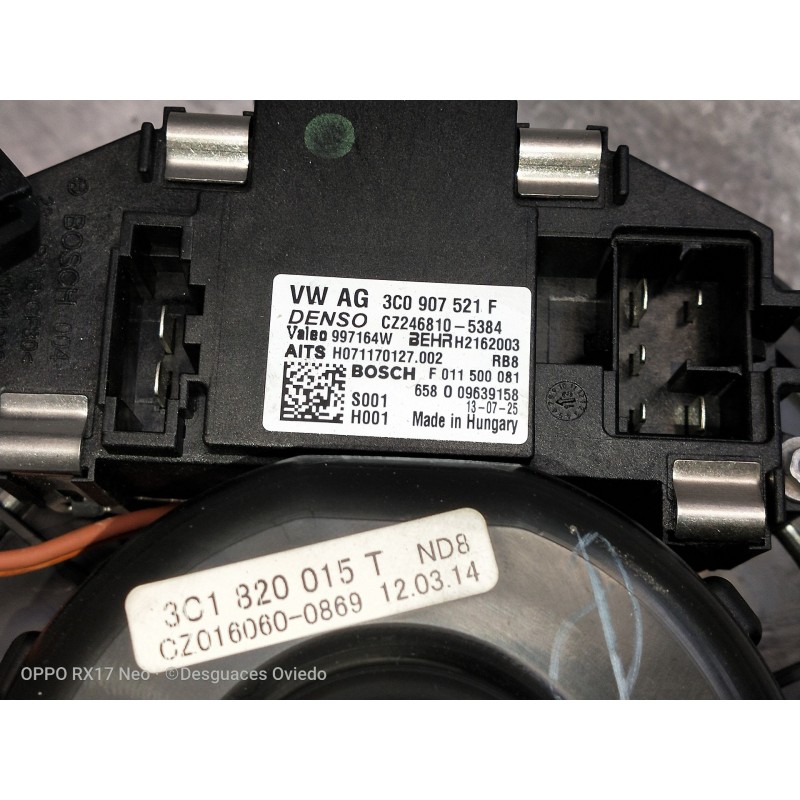 Recambio de motor calefaccion para skoda superb combi (3t5) 2.0 tdi dpf referencia OEM IAM 3C1820015T CZ0160600869 