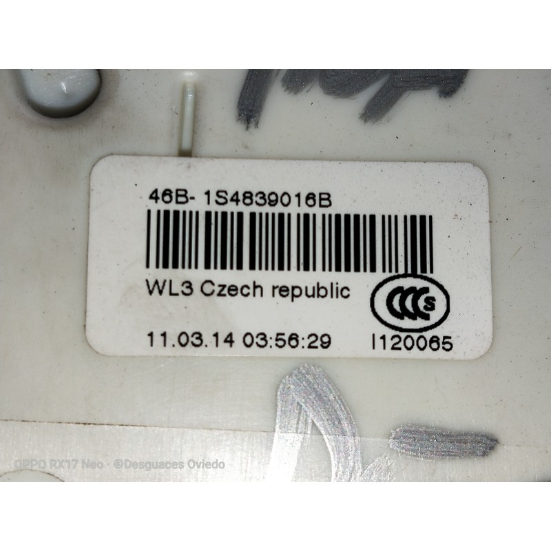 Recambio de motor cierre centralizado trasero derecho para skoda superb combi (3t5) 2.0 tdi dpf referencia OEM IAM 1S4839016B  5