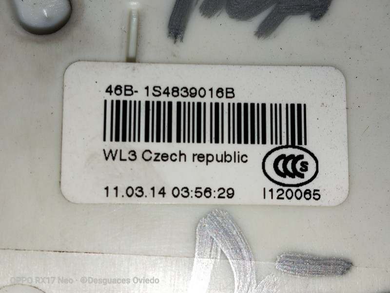 Recambio de motor cierre centralizado trasero derecho para skoda superb combi (3t5) 2.0 tdi dpf referencia OEM IAM 1S4839016B  5