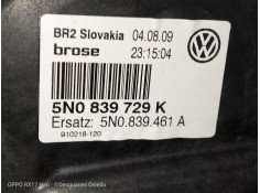 Recambio de elevalunas trasero izquierdo para volkswagen tiguan (5n1) advance referencia OEM IAM 5N0839729K 5N0839461A 5P 2