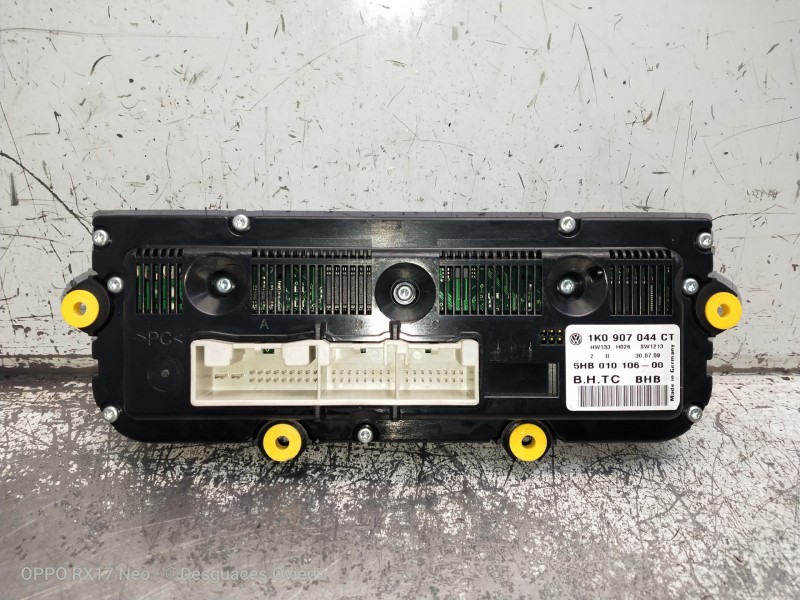 Recambio de mando calefaccion / aire acondicionado para volkswagen tiguan (5n1) advance referencia OEM IAM 1K0907044CT 5HB010106