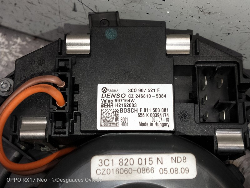 Recambio de motor calefaccion para volkswagen tiguan (5n1) advance referencia OEM IAM 3C1820015N CZ0160600866 