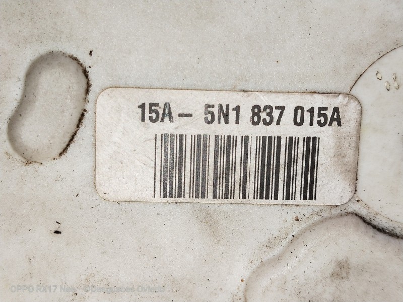 Recambio de motor cierre centralizado delantero izquierdo para volkswagen tiguan (5n1) advance referencia OEM IAM 5N1837015A  5P