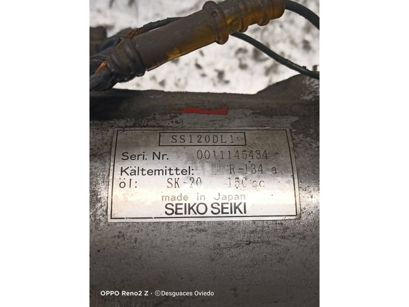 Recambio de compresor aire acondicionado para bmw serie 3 berlina (e46) 320d referencia OEM IAM 0011145434 SS120DL1 