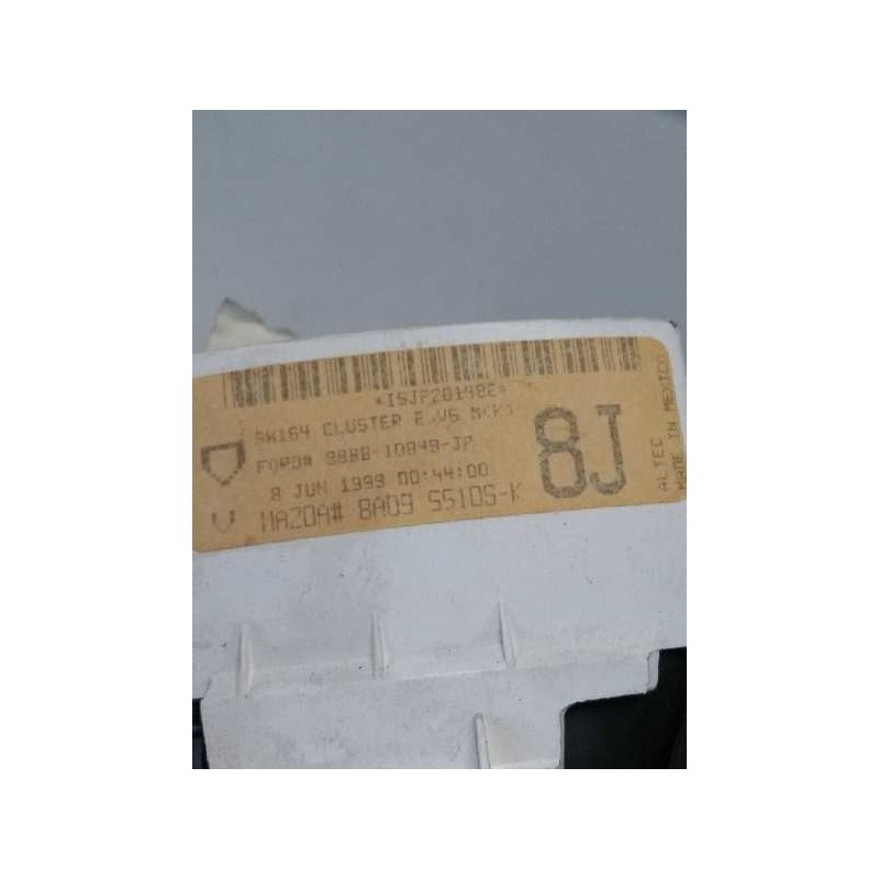 Recambio de cuadro instrumentos para ford cougar (mc) 2.5 v6 24v cat referencia OEM IAM 98BB10849JP 8J ISJP20148E