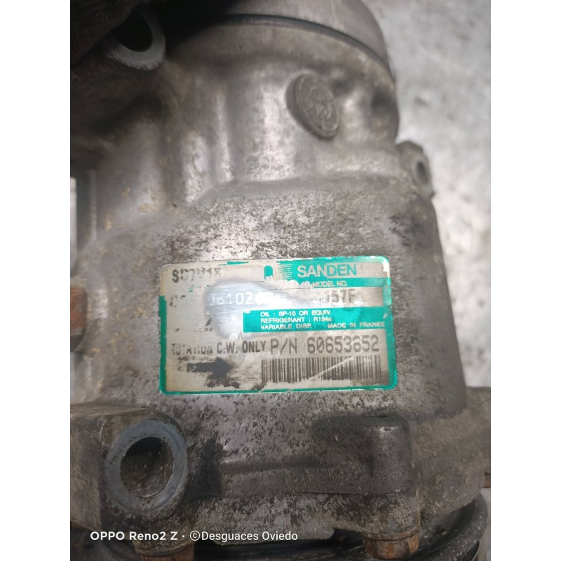 Recambio de compresor aire acondicionado para alfa romeo 156 sportwagon (116) 1.9 jtd 16v progression referencia OEM IAM 6065365