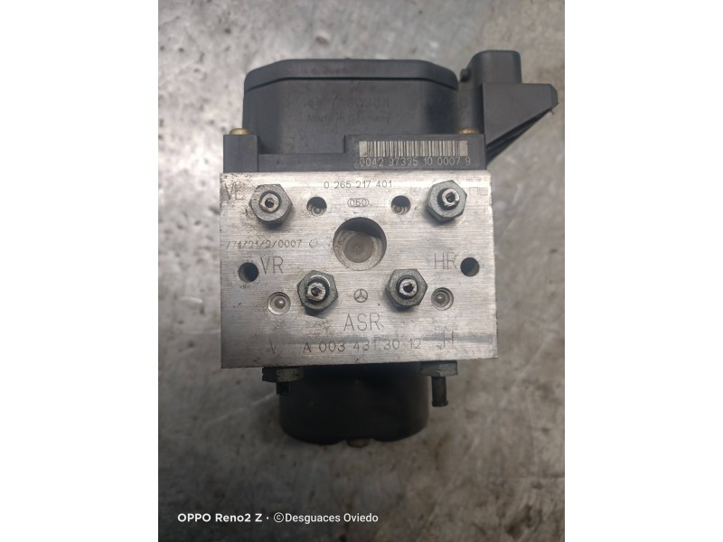 Recambio de abs para mercedes clase e (w210) berlina diesel 220 diesel (210.004) referencia OEM IAM 0265217401 A00343130 