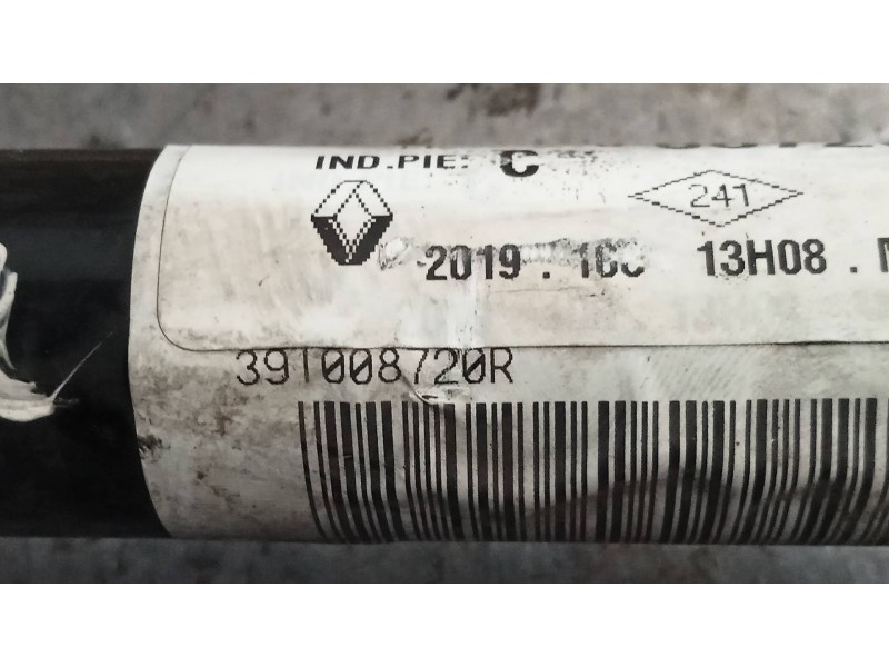 Recambio de transmision delantera derecha para renault zoe referencia OEM IAM 391008720R  