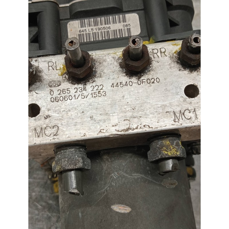Recambio de abs para toyota corolla verso (r1) 2.2 d-4d luna referencia OEM IAM 0265234222 445400F020 