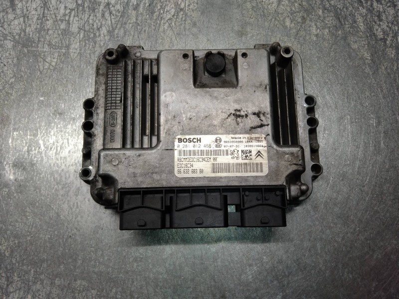 Recambio de centralita motor uce para citroen xsara picasso 1.6 hdi 90 exclusive referencia OEM IAM 0281012468 9663268380 EDC16C