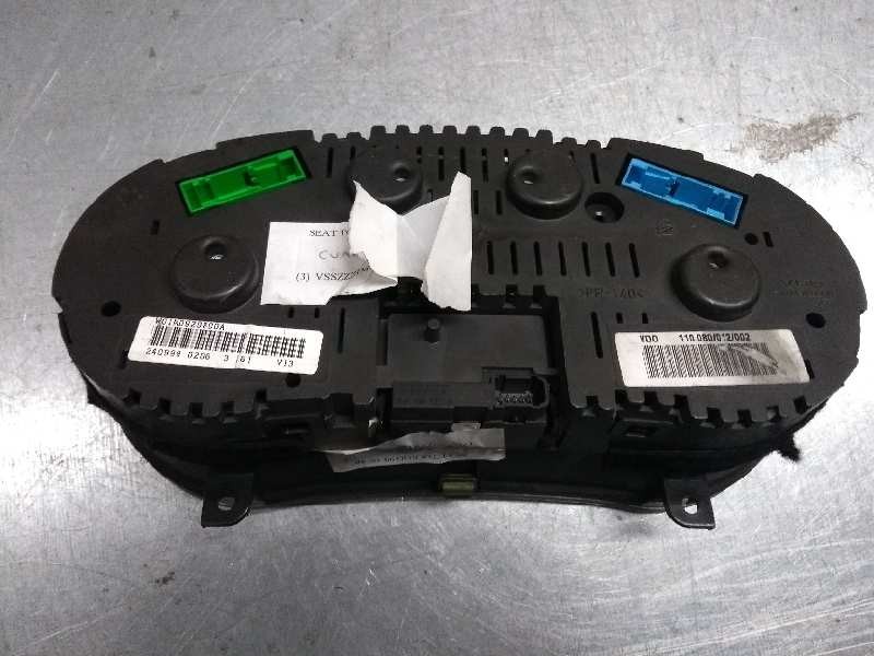 Recambio de cuadro instrumentos para seat toledo (1m2) 1.6 referencia OEM IAM 110080012002 W01M0920800A  Recambio de cuadro instrumentos para seat toledo (1m2) 1.6 referencia OEM IAM 110080012002 W01M0920800A