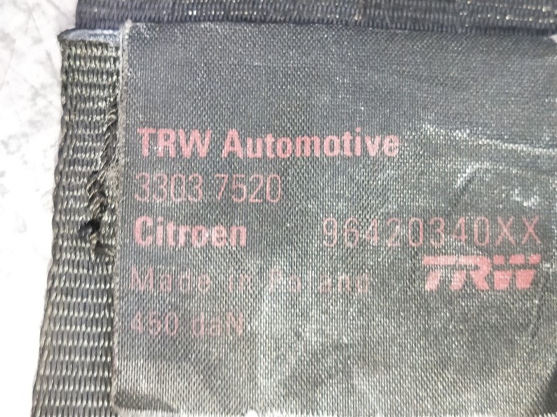 Recambio de juego cinturones delantero para citroen c3 pluriel 1.6 16v sensodrive referencia OEM IAM 33067520 96420340XX 