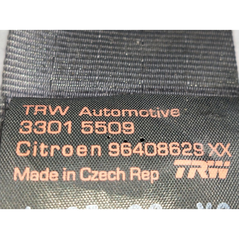 Recambio de juego cinturones trasero para citroen c3 pluriel 1.6 16v sensodrive referencia OEM IAM 33015509 9648629XX 2P