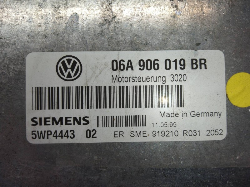 Recambio de centralita motor uce para seat toledo (1m2) signo referencia OEM IAM 06A906019BR 5WP444302 