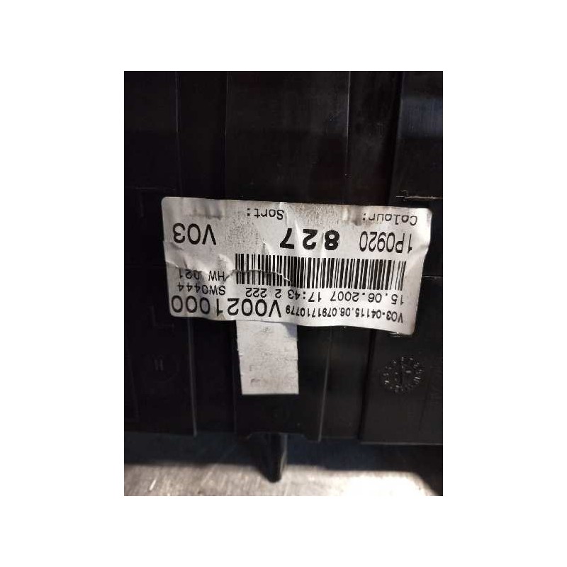 Recambio de cuadro instrumentos para seat leon (1p1) 1.6 bivalent - gasolina / gas licuado del petróleo. gpl referencia OEM IAM 