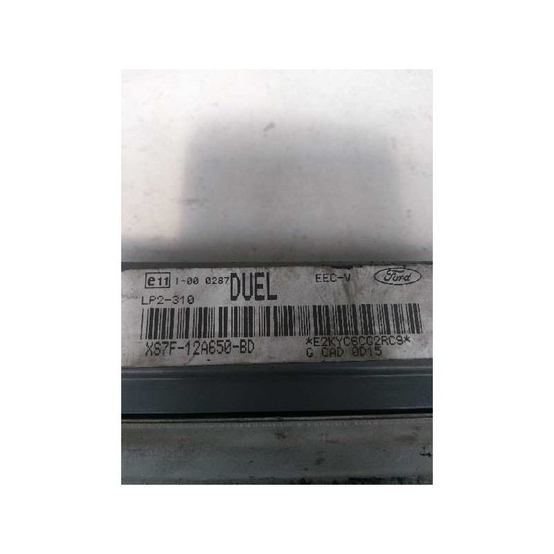 Recambio de centralita motor uce para ford mondeo berlina (gd) 1.8 16v cat referencia OEM IAM XS7F12A650BD DUEL 