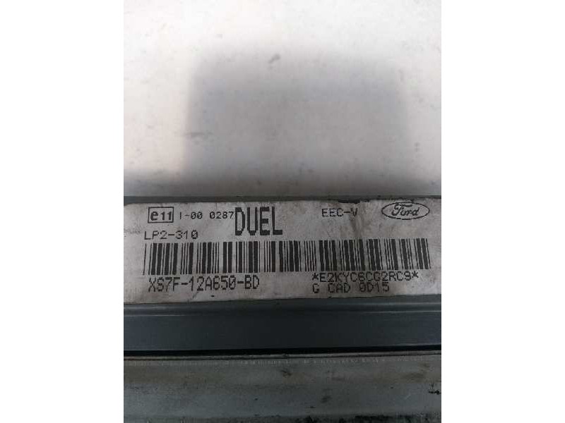 Recambio de centralita motor uce para ford mondeo berlina (gd) 1.8 16v cat referencia OEM IAM XS7F12A650BD DUEL 