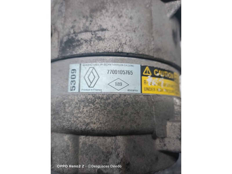 Recambio de compresor aire acondicionado para renault scenic rx4 (ja0) 1.9 dci referencia OEM IAM 7700105765 6560769 