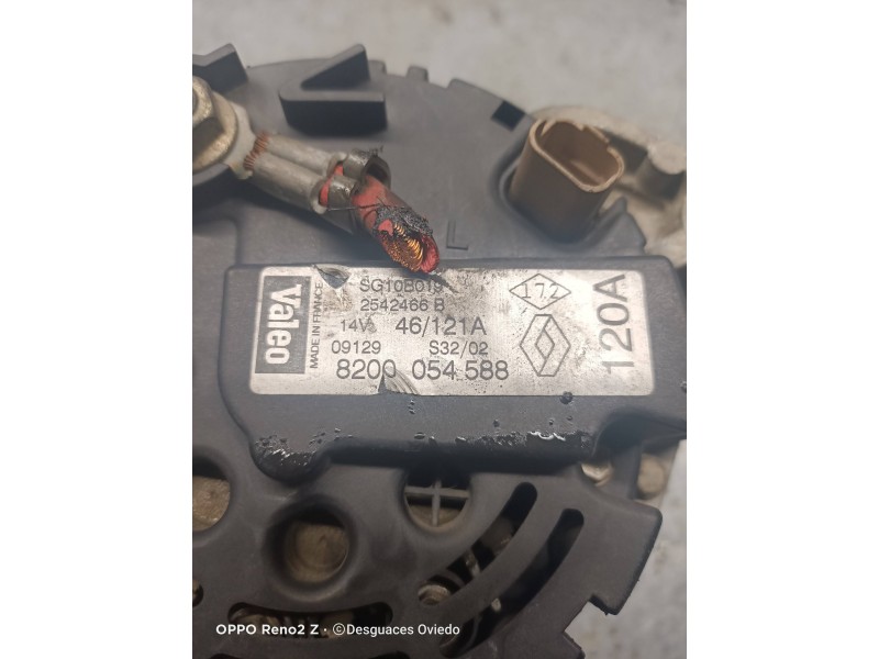 Recambio de alternador para renault scenic rx4 (ja0) 1.9 dci referencia OEM IAM 8200054588 2542466B 121A