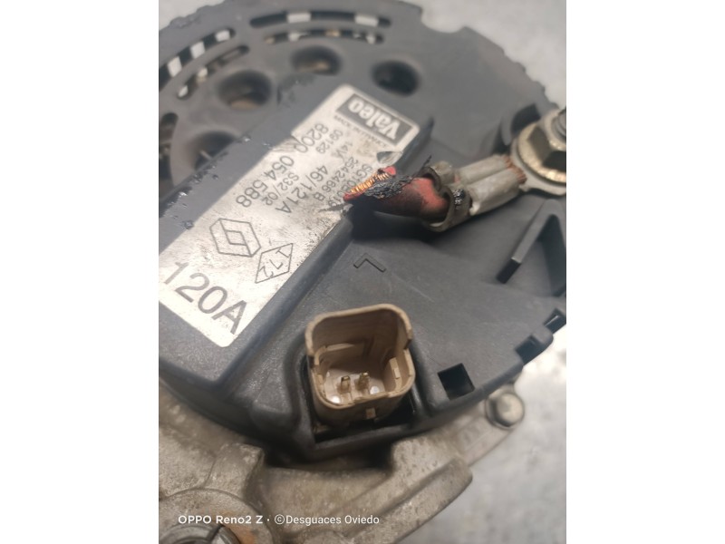 Recambio de alternador para renault scenic rx4 (ja0) 1.9 dci referencia OEM IAM 8200054588 2542466B 121A