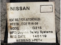 Recambio de juego cinturones trasero para nissan qashqai (j11) acenta referencia OEM IAM 140119  5P 2