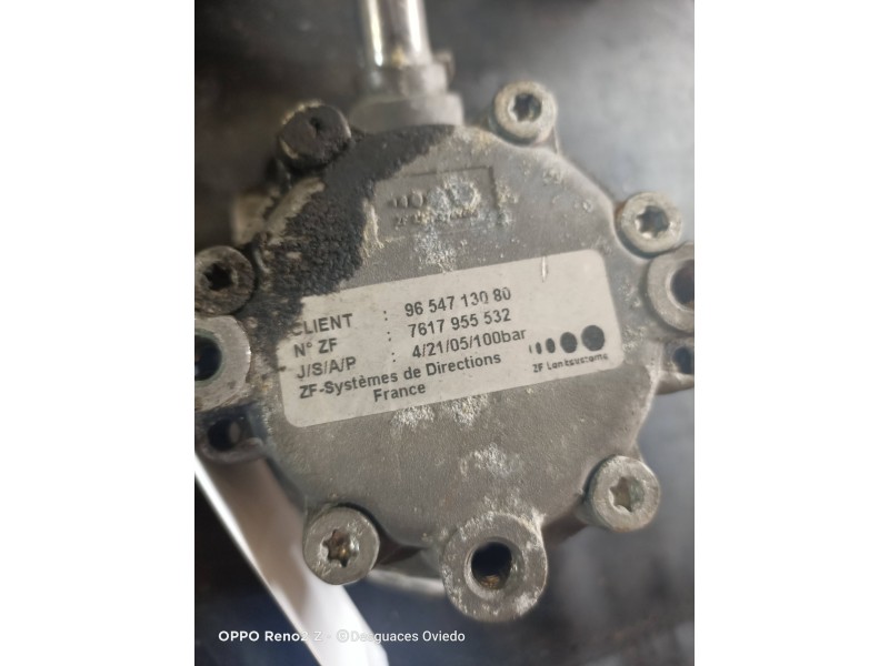 Recambio de bomba direccion para peugeot 407 sr confort referencia OEM IAM 9654713080  