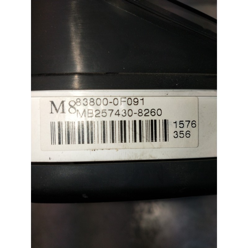 Recambio de cuadro instrumentos para toyota corolla verso (r1) 2.2 d-4d luna referencia OEM IAM M8838000F091  