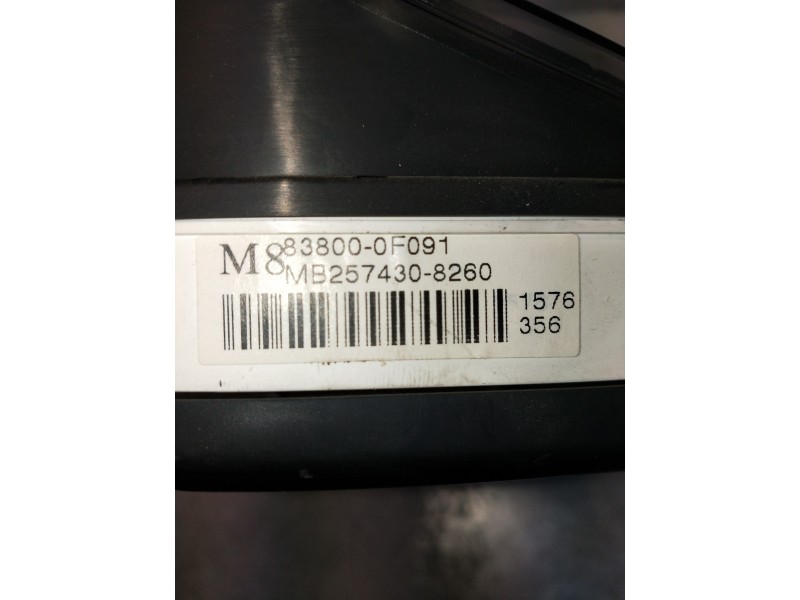 Recambio de cuadro instrumentos para toyota corolla verso (r1) 2.2 d-4d luna referencia OEM IAM M8838000F091  