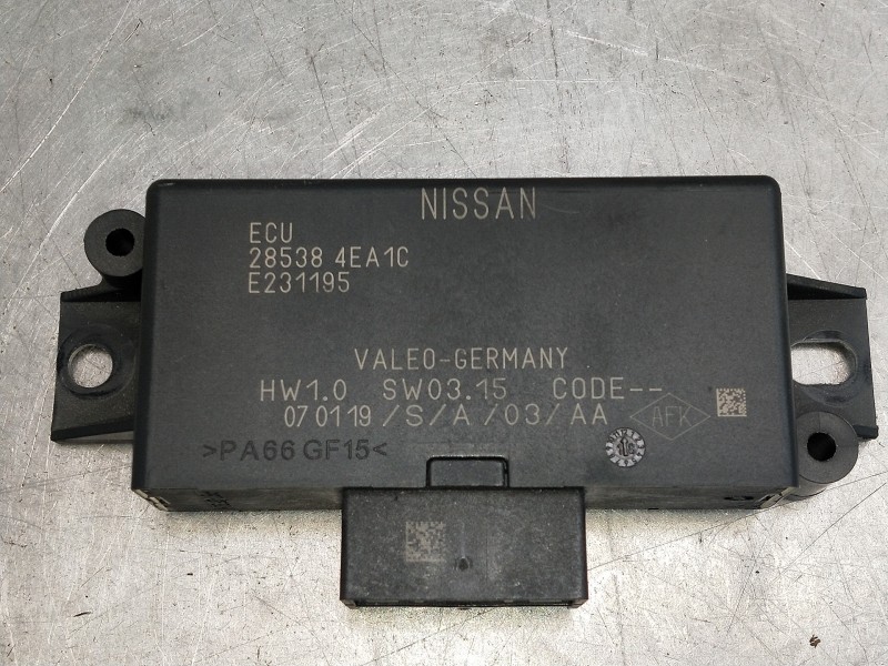 Recambio de modulo electronico para nissan qashqai (j11) acenta referencia OEM IAM 285384EA1C E231195 