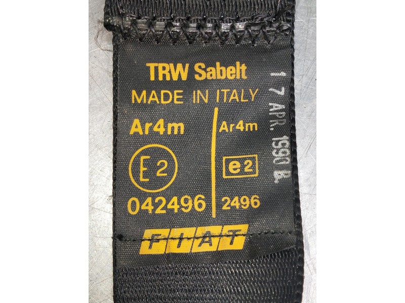 Recambio de juego cinturones delantero para fiat uno (146) 70 super referencia OEM IAM 042496 2496 5P
