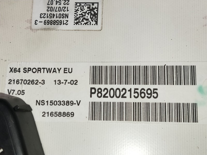 Recambio de cuadro instrumentos para renault scenic rx4 (ja0) 1.9 dci referencia OEM IAM P8200215695 216702623 