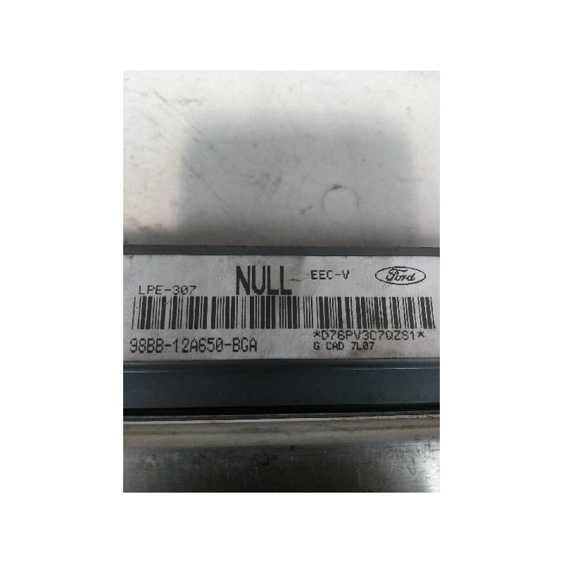 Recambio de centralita motor uce para ford mondeo berlina (gd) 1.8 16v cat referencia OEM IAM 98BB12A650BGA NULL 