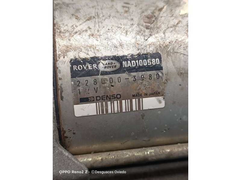 Recambio de motor arranque para mg rover serie 600 (rh) 620 di referencia OEM IAM 2280003980  