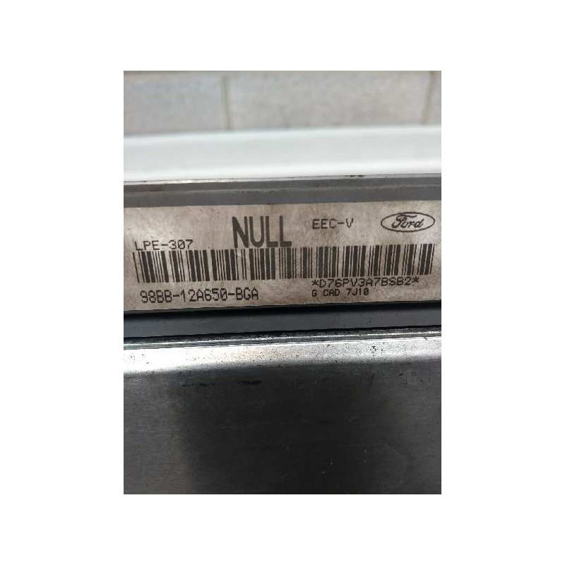 Recambio de centralita motor uce para ford mondeo berlina (gd) 1.8 16v cat referencia OEM IAM 98BB12A650BGA NULL  Recambio de centralita motor uce para ford mondeo berlina (gd) 1.8 16v cat referencia OEM IAM 98BB12A650BGA NULL