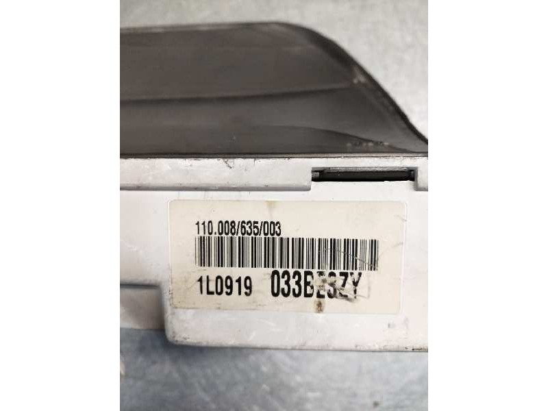 Recambio de cuadro instrumentos para seat toledo (1l) 1.6 referencia OEM IAM 110008453003 1L0919033BE3ZY 